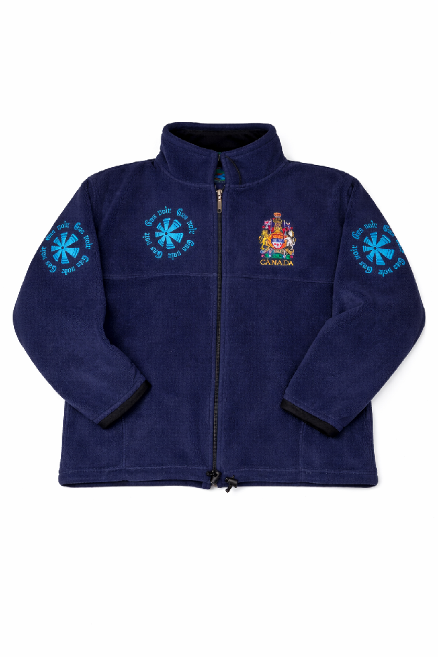 Gas Noir Canada Crest Reworked Fleece