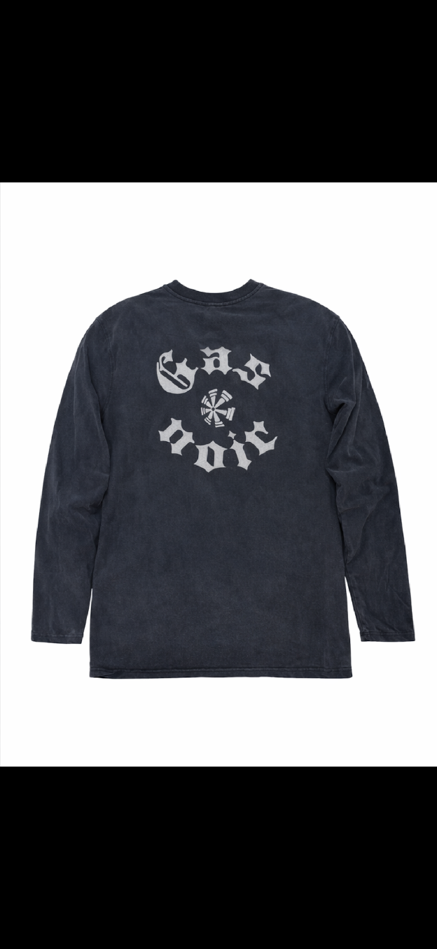 Gas Noir x Diesel Faded Black Longsleeve